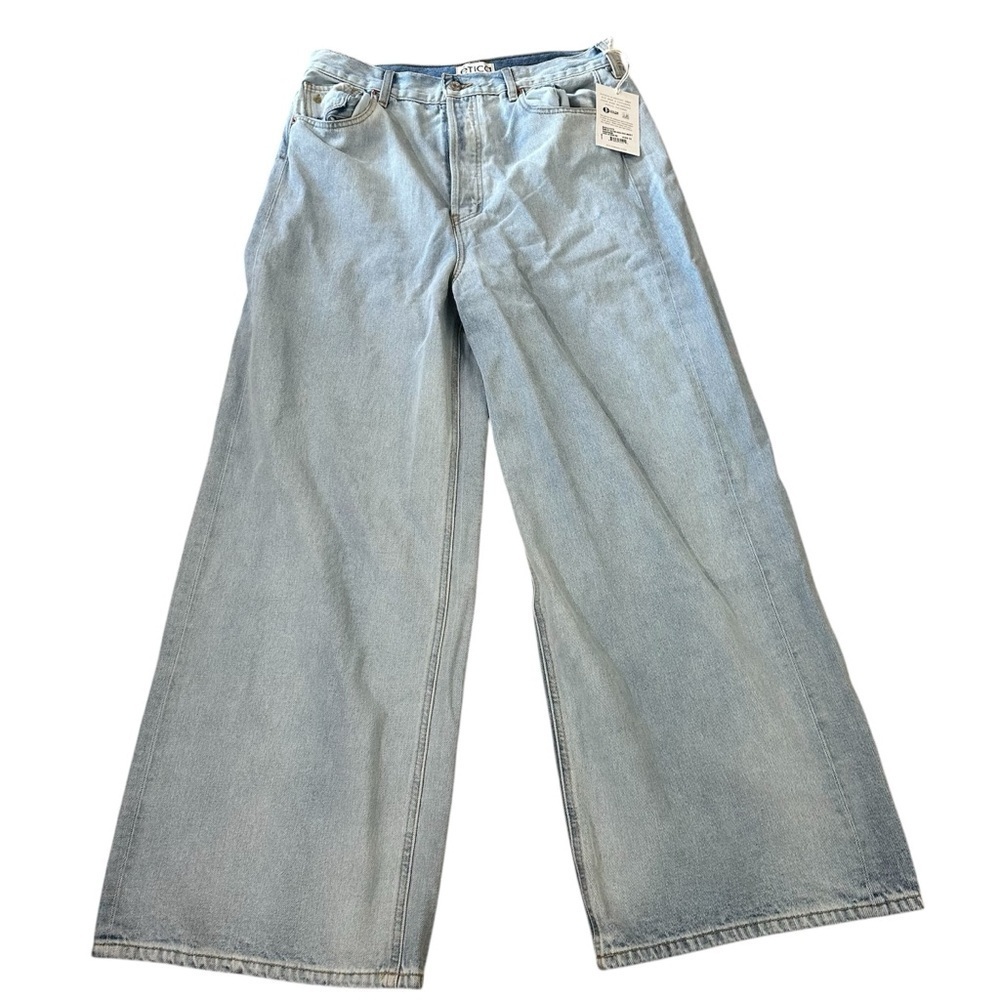 Etica Ethically Made Marley Ultra High Rise Baggy Jeans in Seaford Sz 32 NWT